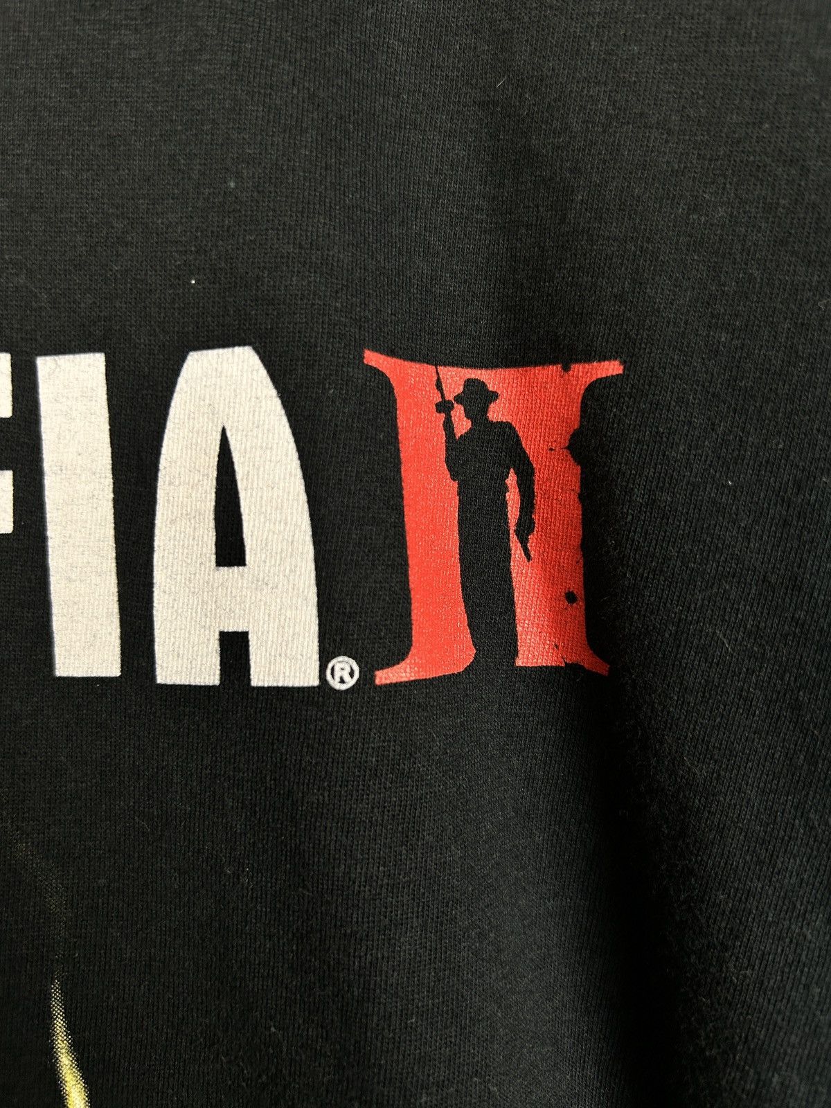 Vintage 00s Vintage Mafia 2 Game Promo 2007 T-Shirt 2K Black ~M Size US L / EU 52-54 / 3 - 4 Thumbnail