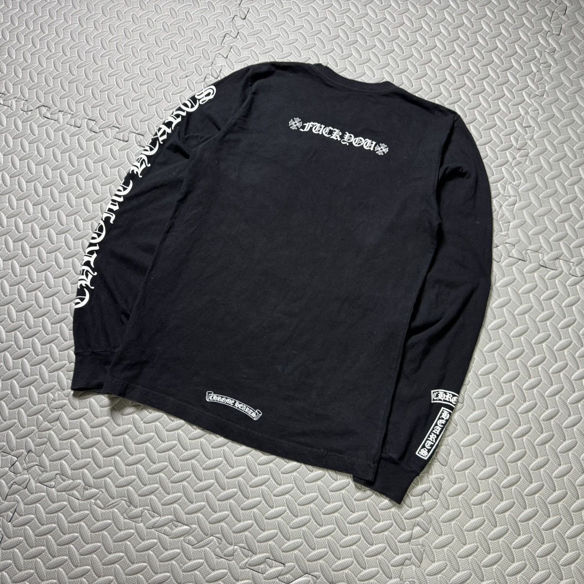 Pre-owned Chrome Hearts Steal! Sleeve Script  In Black