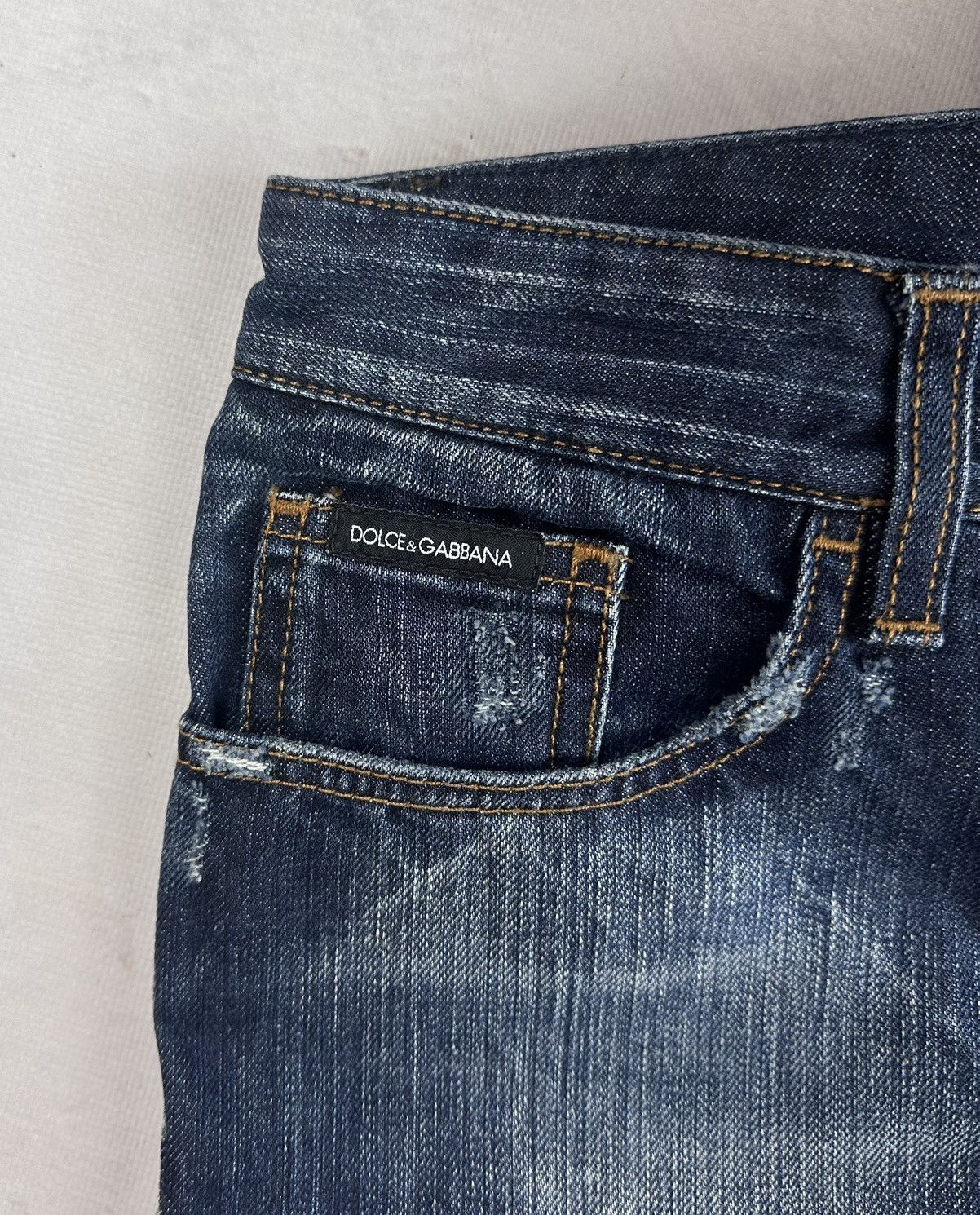 Dolce & Gabbana × Japanese Brand × Vintage Japanese Vintage Dolce & Gabbana (D&G) Distressed LGB Opium Size 26" / US 2 / IT 38 - 10 Thumbnail