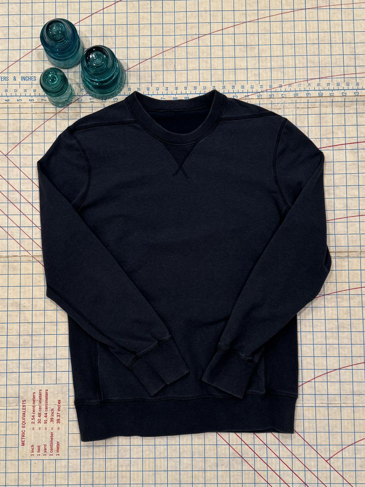 Lululemon Lululemon Crewneck Sweater Navy Blue Fits Mens Medium Size US M / EU 48-50 / 2 - 4 Thumbnail