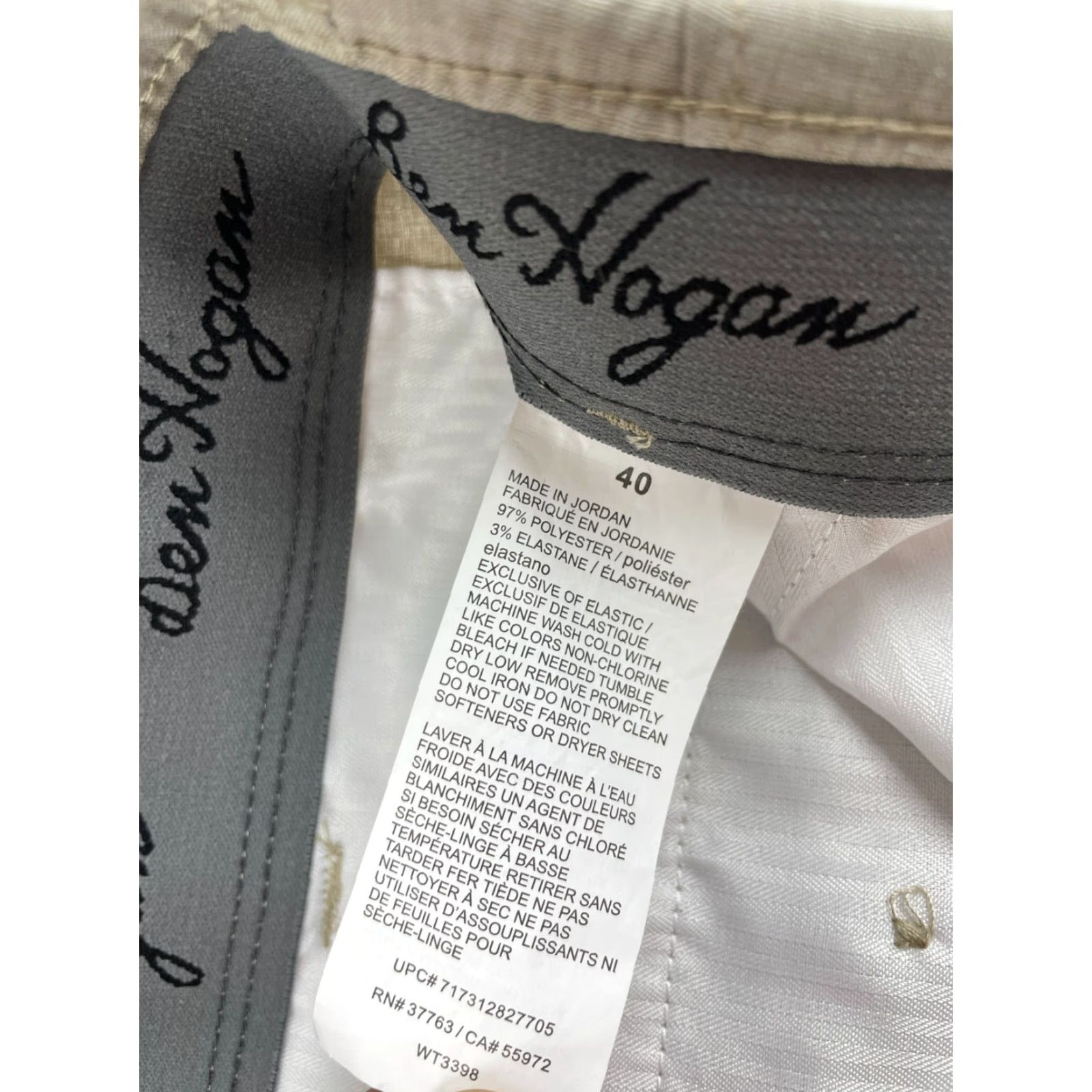 Hogan Ben Hogan Shorts Men's Size 40 Beige Flat Front Golf Outdoor Pockets RN#37763 Size US 38 / EU 54 - 6 Thumbnail