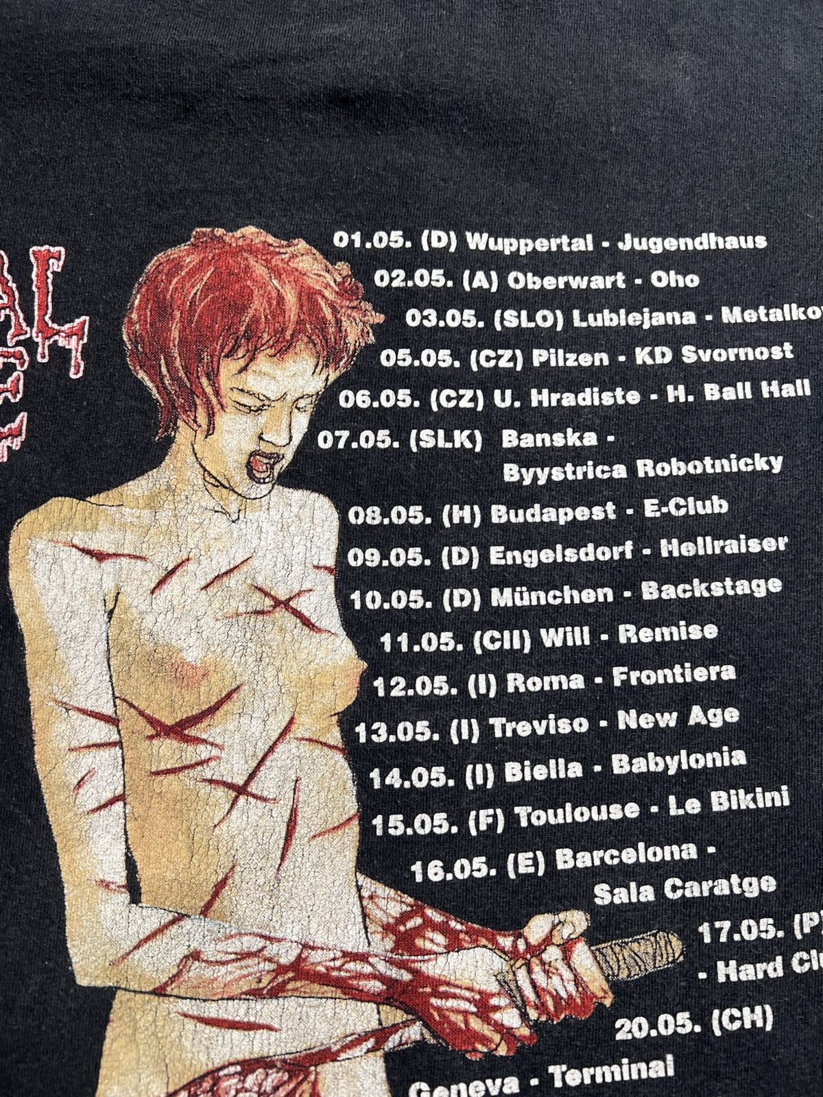 Vintage Cannibal Corpse 90s Gallery of Suicide Long Sleeve Size US XL / EU 56 / 4 - 13 Thumbnail