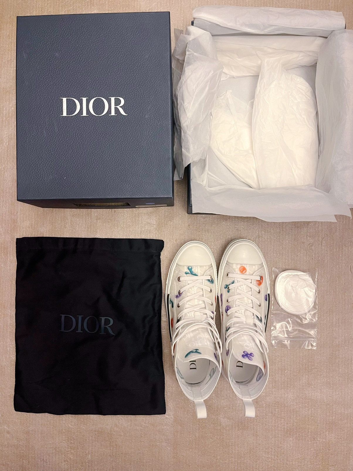 Dior Dior luxury high-top casual shoes Size US 10 / EU 43 - 1 Thumbnail