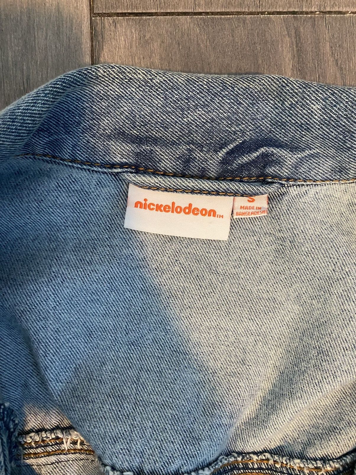 Nickelodeon Thrifted Rugrat Jean Jacket Size S / US 4 / IT 40 - 3 Thumbnail