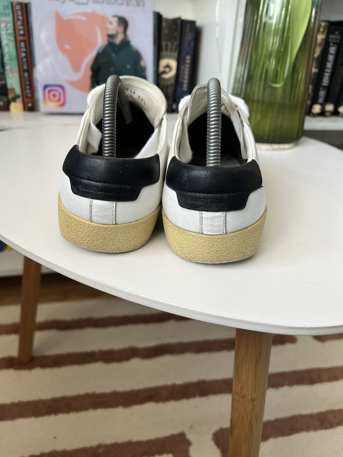 Saint Laurent Paris Saint laurent low top sneakers shoes leather luxury Size US 6.5 / EU 39-40 - 6 Thumbnail