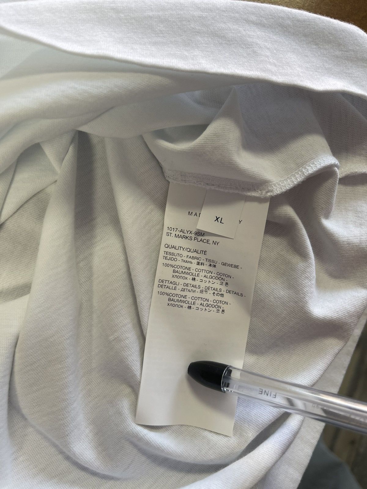 1017 ALYX 9SM Alyx Peace Tee Size US XL / EU 56 / 4 - 6 Thumbnail