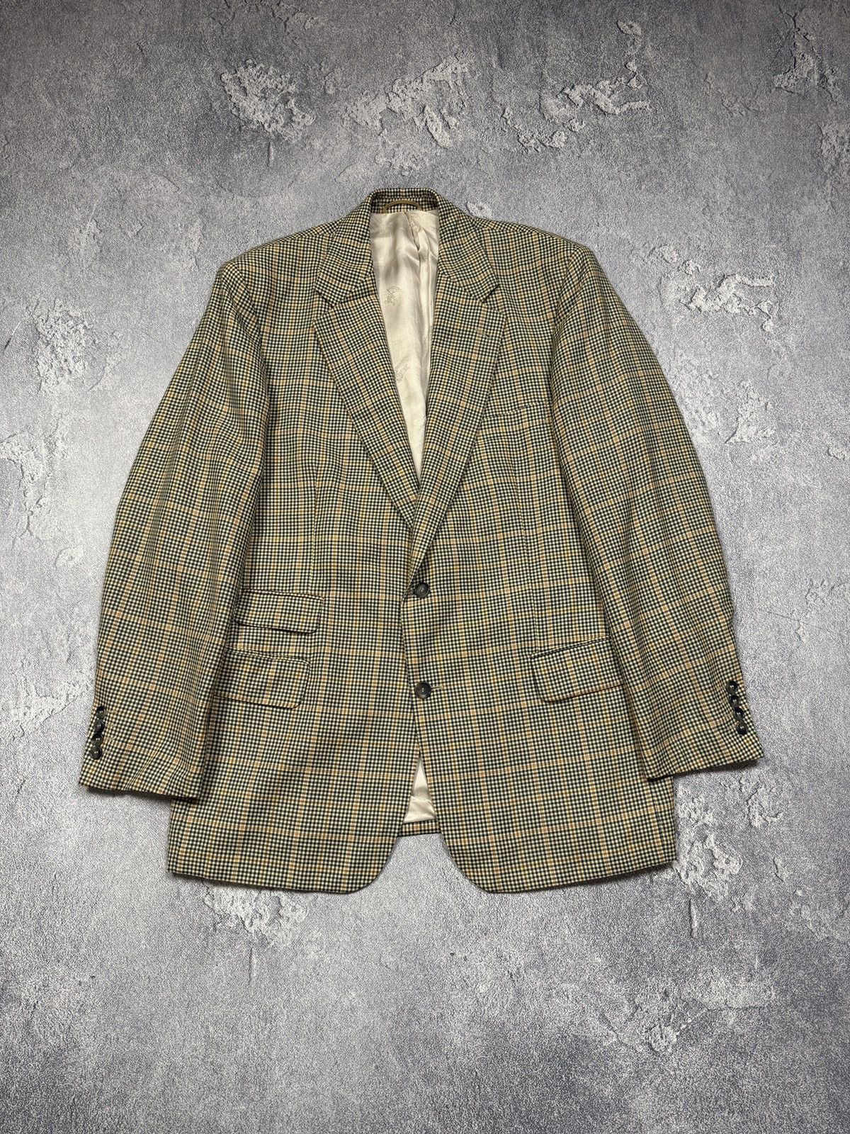Burberry Crazy Vintage Burberry Blazer Size 54R - 1 Thumbnail
