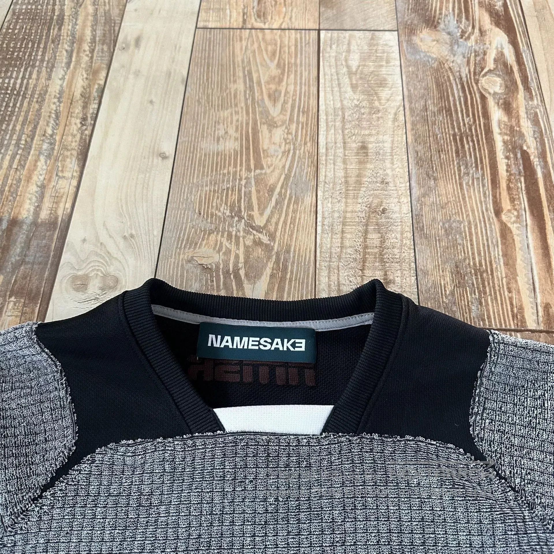 NAMESAKE Namesake Gray Black Retro Jersey Longsleeve. Size US S / EU 44-46 / 1 - 3 Thumbnail
