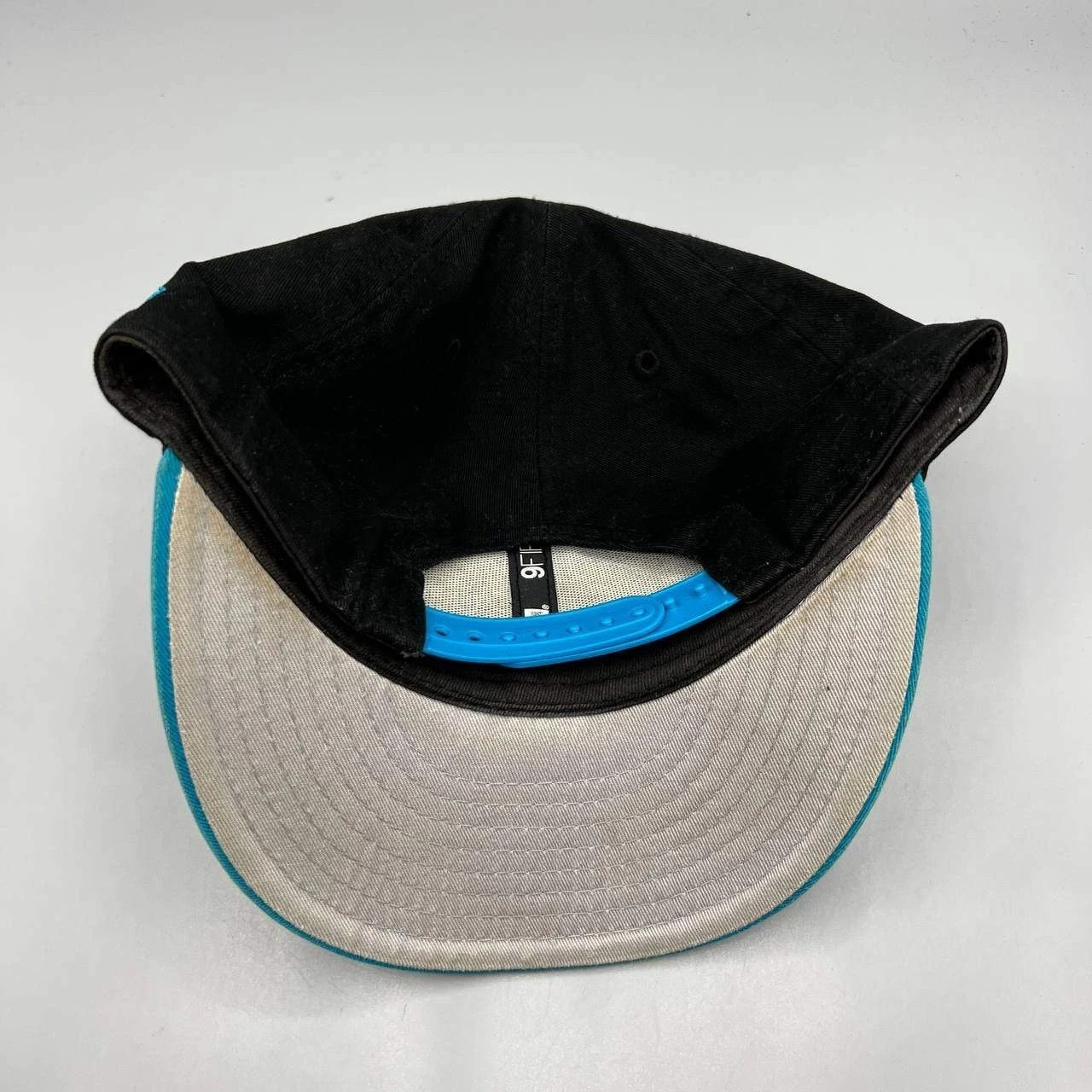 New Era Carolina Panthers Hat Men Blue Black NFL Snap Back Cap Size ONE SIZE - 6 Thumbnail
