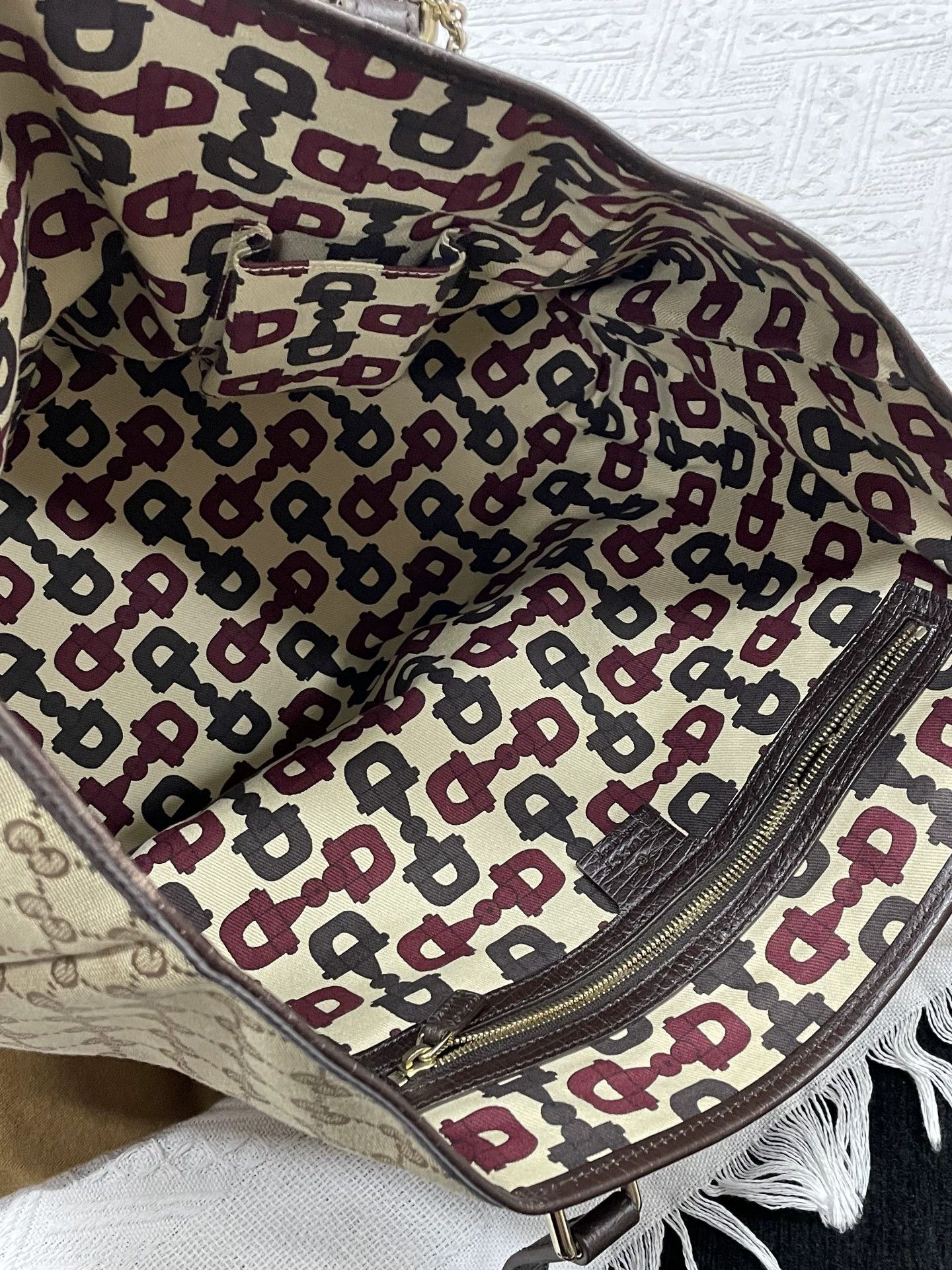 Gucci Gucci GG Supreme Tote Bag with Dust Bag Size ONE SIZE - 5 Thumbnail