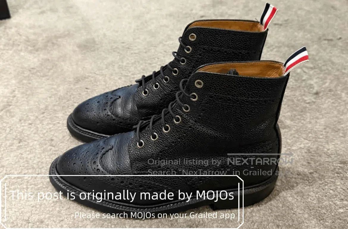 Thom Browne Sz 7.5 Thom Browne Blogg Carved Hi-top Boots. Size US 7.5 / EU 40-41 - 3 Thumbnail