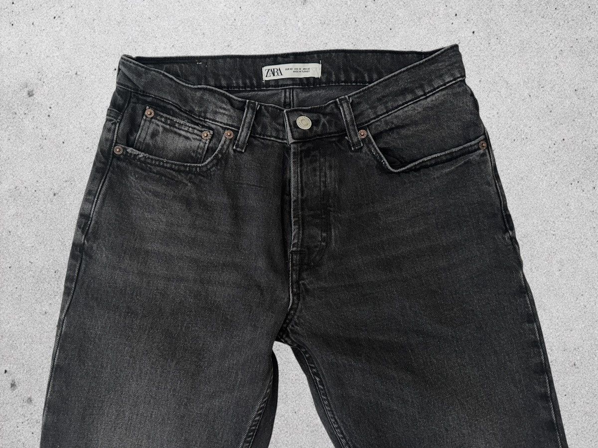 Zara Zara Cropped Taper Jeans Size US 32 / EU 48 - 2 Thumbnail