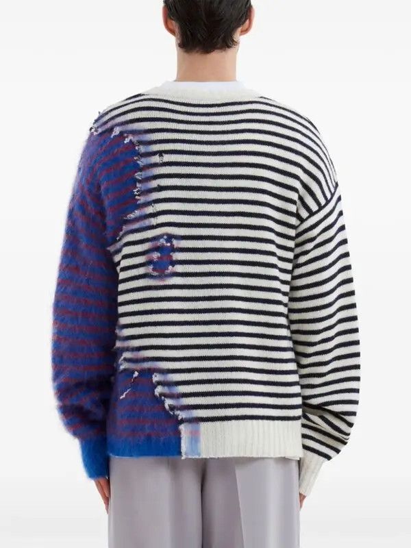 Marni o1w1db11125 Effect Colour-Block Jumper in Multicolor Size US M / EU 48-50 / 2 - 3 Thumbnail
