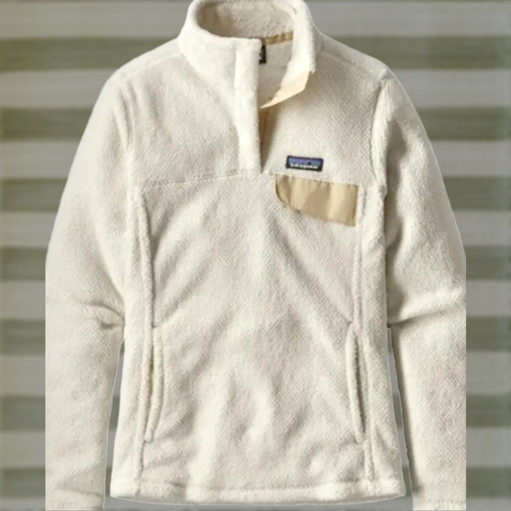 Patagonia Patagonia Women’s Re-Tool Snap-T Pullover Shirt XS-XL Linen White Pullover Mock Neck Fleece 25442 25442FA17 Size M Size M / US 6-8 / IT 42-44 - 1 Thumbnail