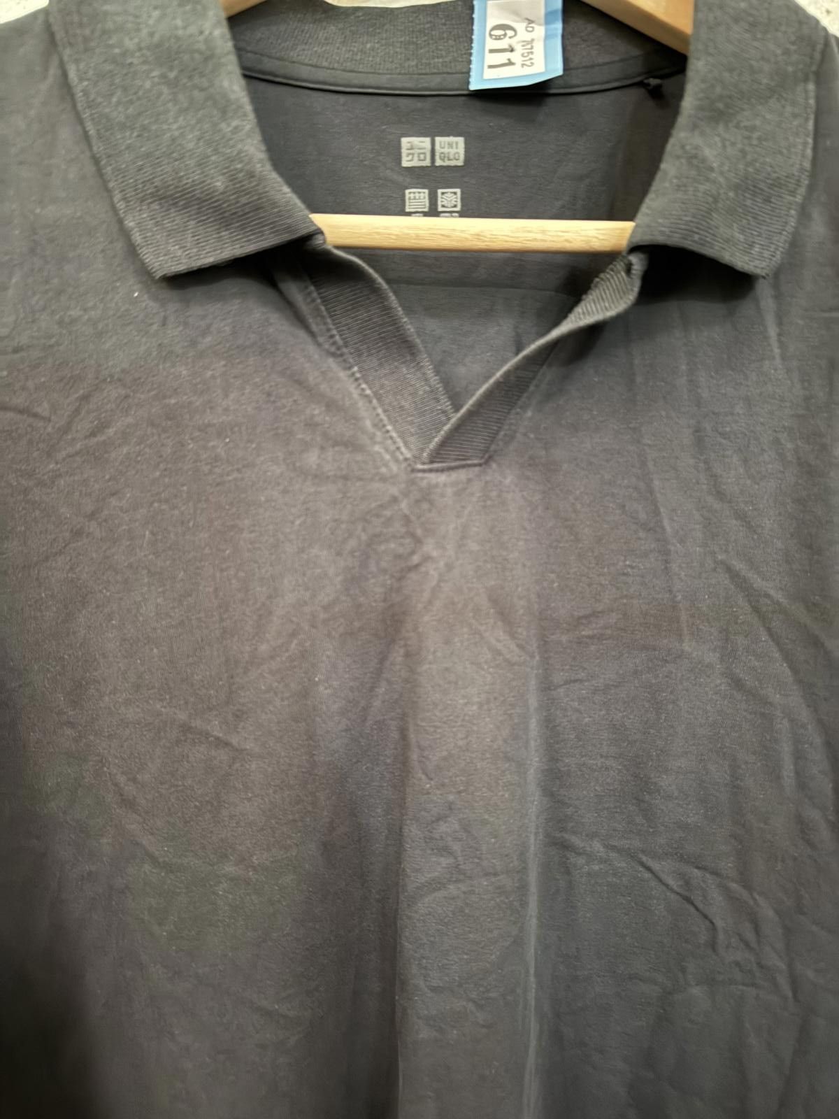 Uniqlo Uniqlo Men's Black Polo Shirt Size L Size ONE SIZE - 4 Thumbnail