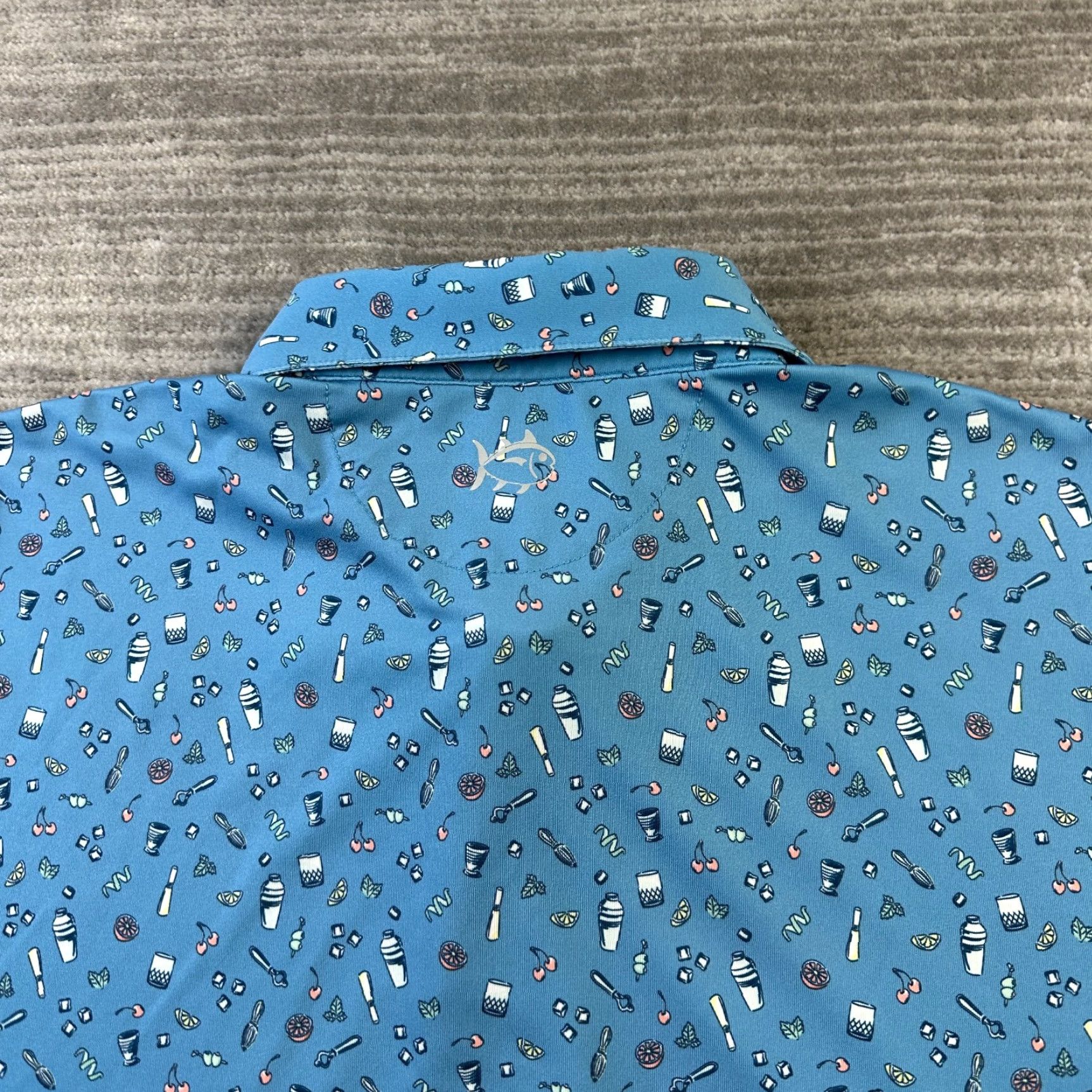 Southern Tide Southern Tide Polo Shirt Mens Extra Large All Over Print Golf Performance Size US XL / EU 56 / 4 - 5 Thumbnail