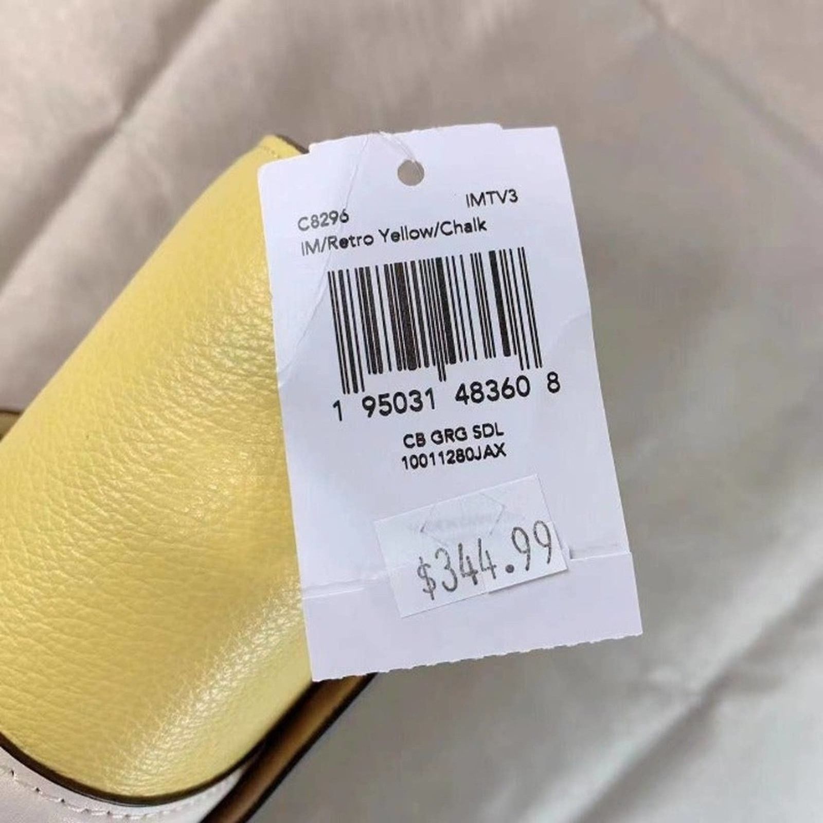 Coach COACH C8296 GEORGIE SADDLE BAG IN COLORBLOCK GOLD YELLOW Size ONE SIZE - 5 Thumbnail