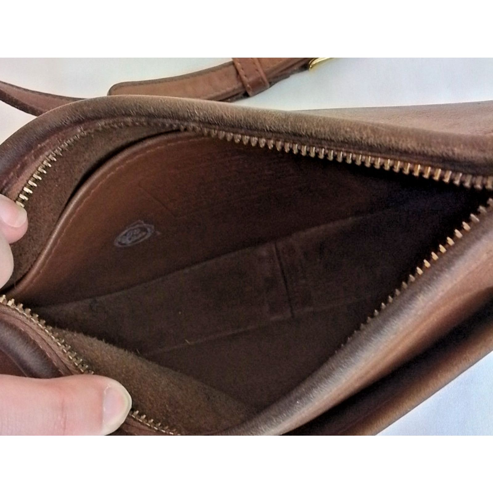 Coach Coach Wendie Bag Crossbody Purse British Tan Vintage 1989 Size ONE SIZE - 13 Thumbnail
