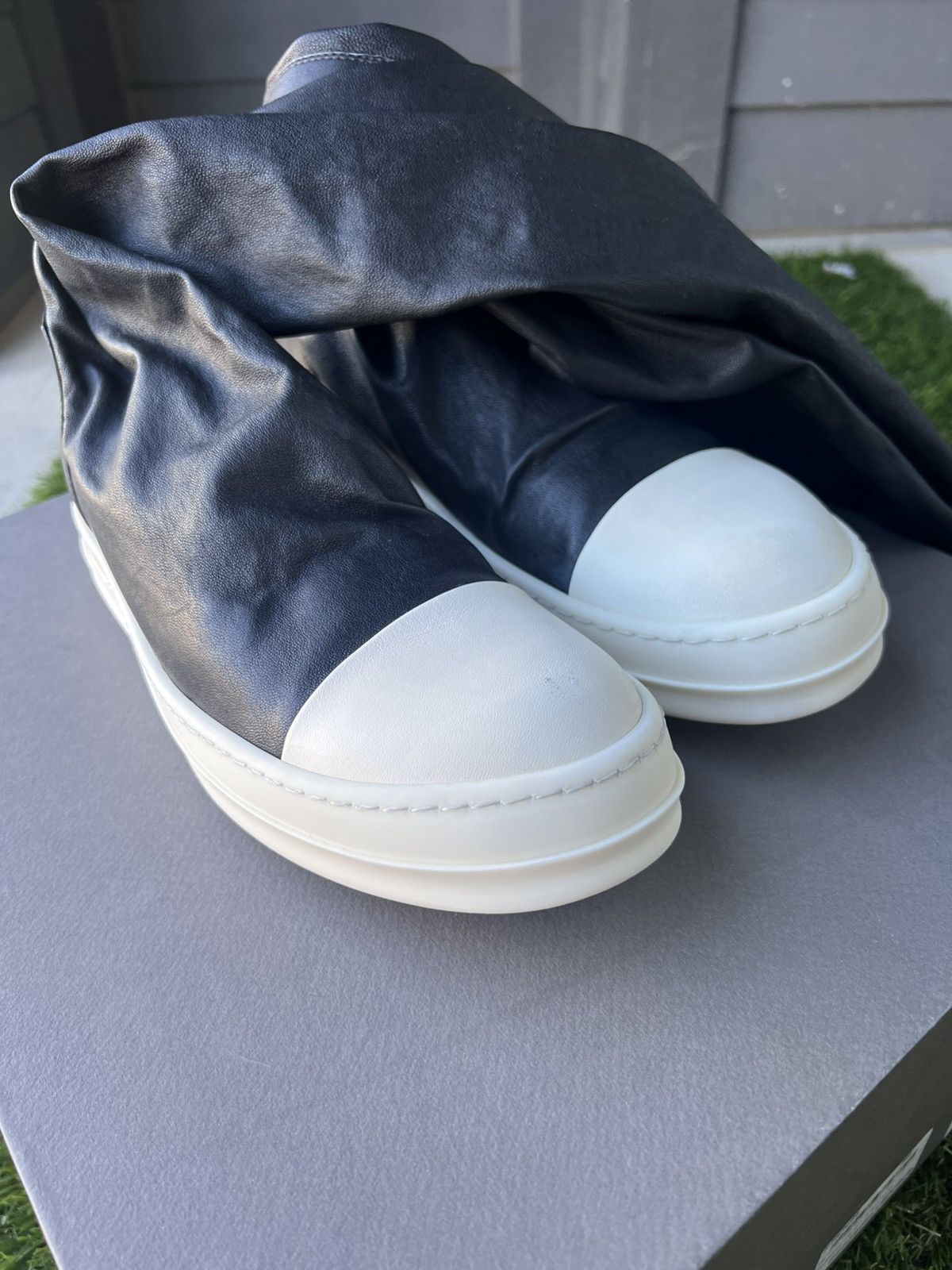 Rick Owens Rick Owens DRKSHDW High Sneakers Size US 9 / IT 39 - 3 Thumbnail