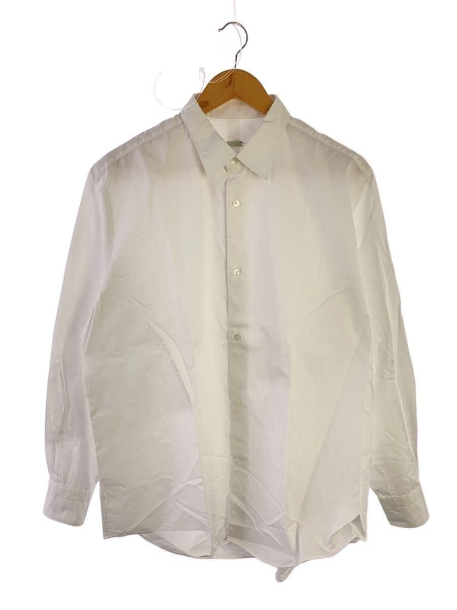 A.PRESSE White Cotton Regular Collar Shirt Size US M / EU 48-50 / 2 - 1 Thumbnail