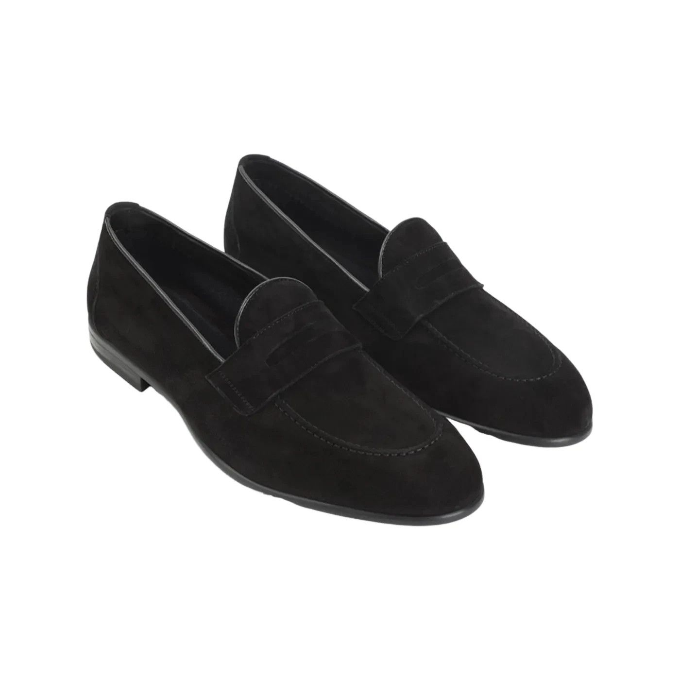 Brioni BRIONI Black Suede Loafers New & Authentic Size US 9.5 / EU 42-43 - 3 Thumbnail