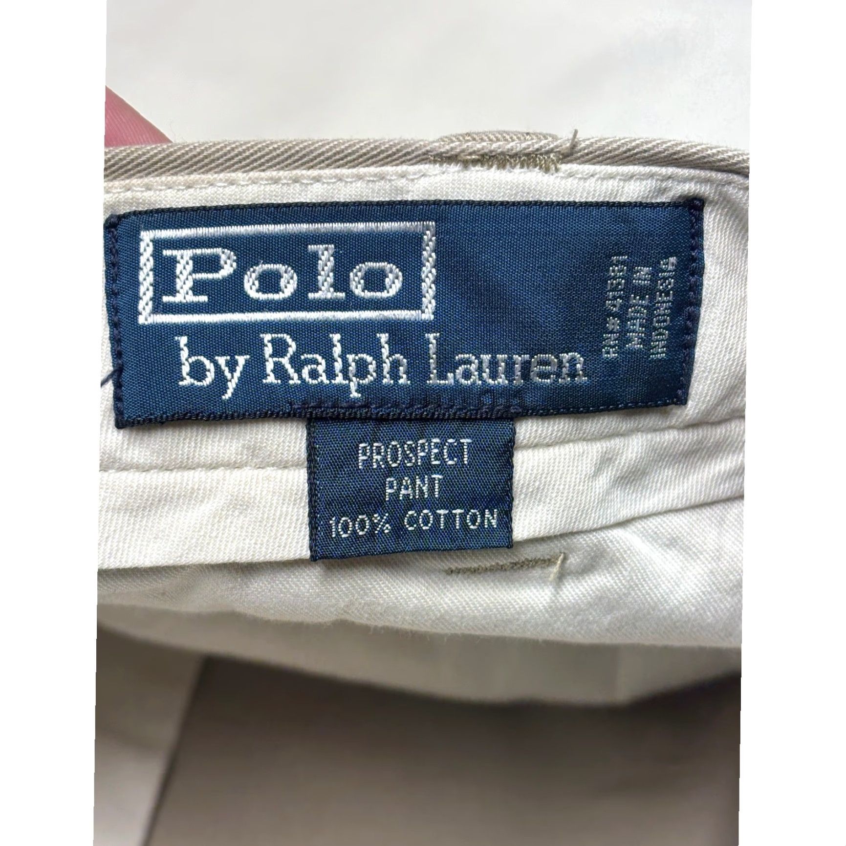 Polo Ralph Lauren VINTAGE Polo Ralph Lauren Prospect Pant Chino Khaki Mens 38x32 Cotton Size US M / EU 48-50 / 2 - 5 Thumbnail