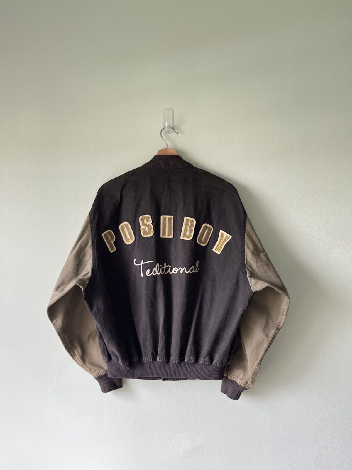 Japanese Brand × Vintage Vintage Posh Boy Varsity Jacket Size US M / EU 48-50 / 2 - 3 Thumbnail