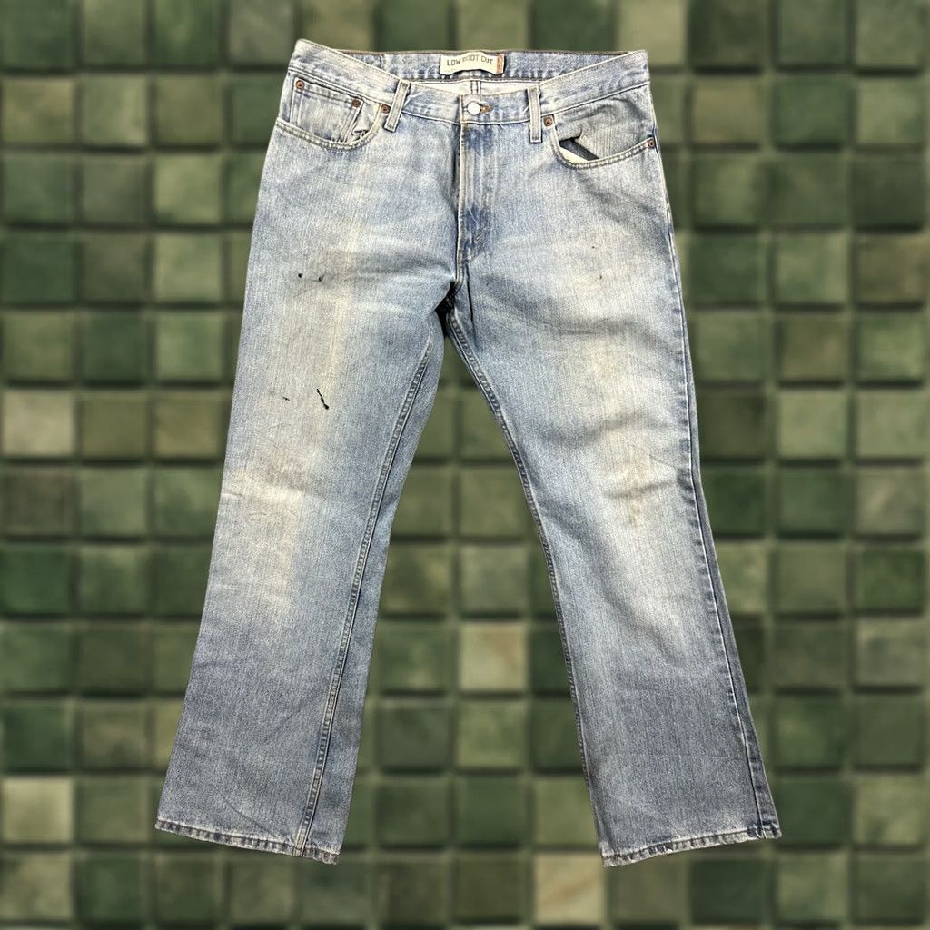 Levi's VINTAGE Levi's 527 Jeans Men Boots Cut Light Wash Distressed 36x32 Denim Blue Regular 5-Pocket Model Levi's 527 Series Mens Jeans Size US 36 / EU 52 - 1 Thumbnail