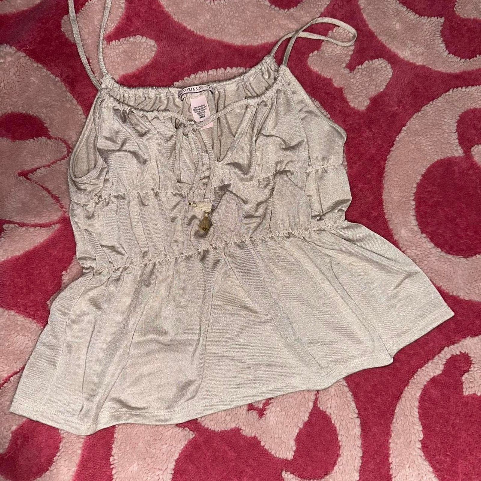 Victoria's Secret Tan and cream pinkish halter Size S / US 4 / IT 40 - 1 Thumbnail