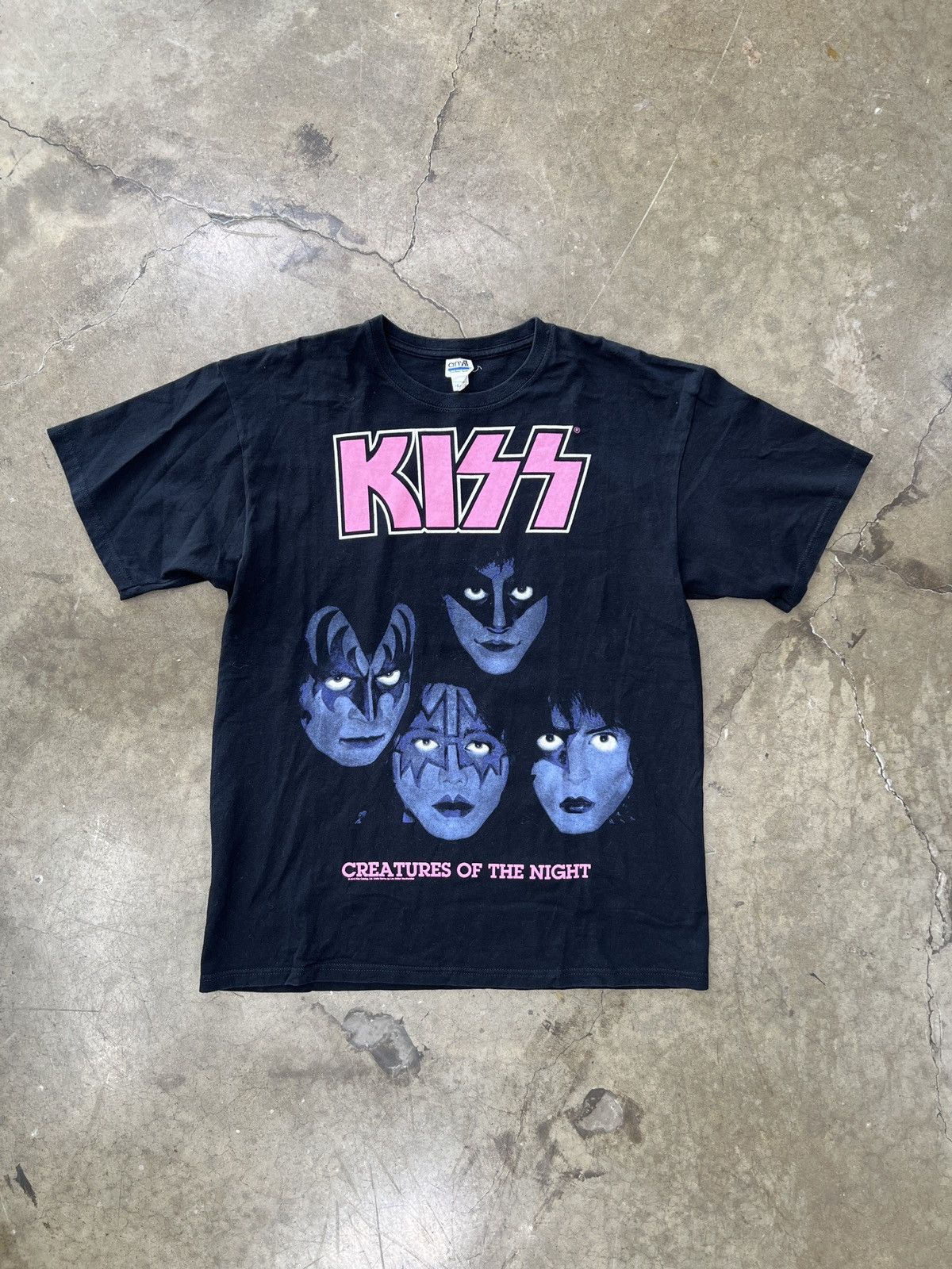 Band Tees × Vintage Kiss Creatures of the Night Band Tee Large Size US L / EU 52-54 / 3 - 2 Thumbnail