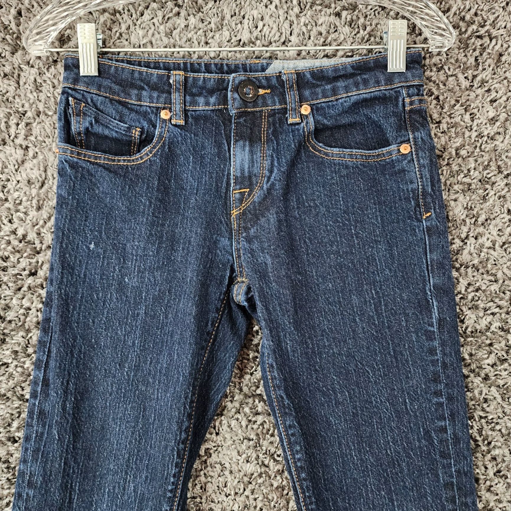 Volcom Volcom Vorta Jeans Slim Straight Men 27x27 Blue Denim Slimming Size US 27 - 2 Thumbnail