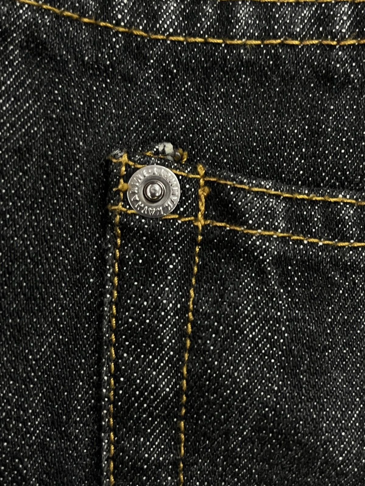 If Six Was Nine 2000s Katherine Hamnett London Tribal Studded Flared Jeans Size US 30 / EU 46 - 12 Thumbnail