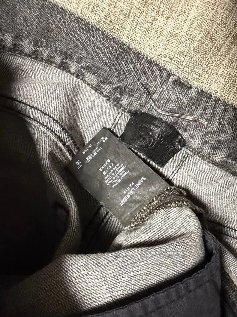 Saint Laurent Paris Saint Laurent Paris Distressed Washed Jeans Size US 30 / EU 46 - 3 Thumbnail