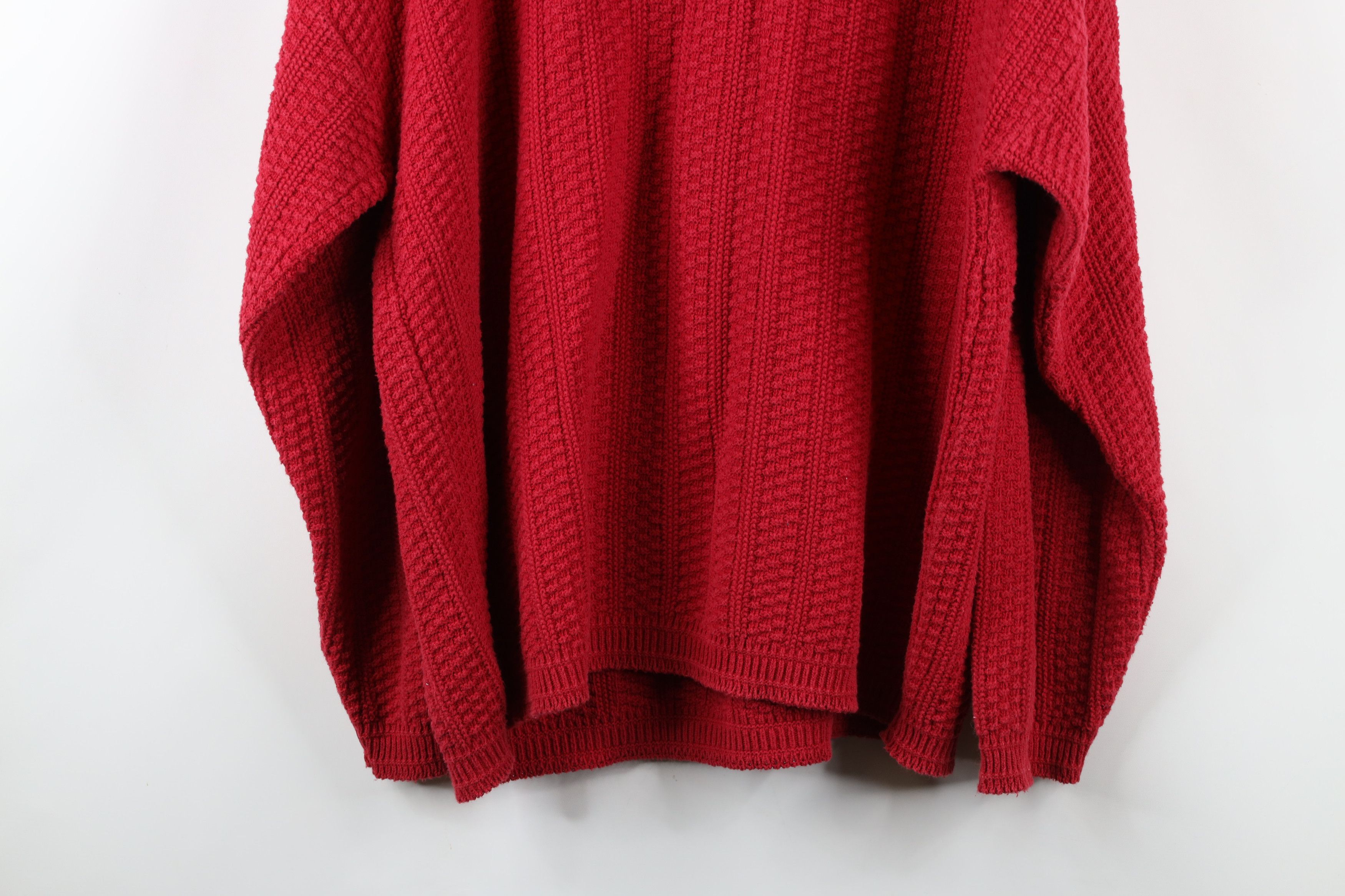 Vintage Vintage 90s Streetwear Cotton Knit Crewneck Sweater USA Size US XL / EU 56 / 4 - 11 Thumbnail