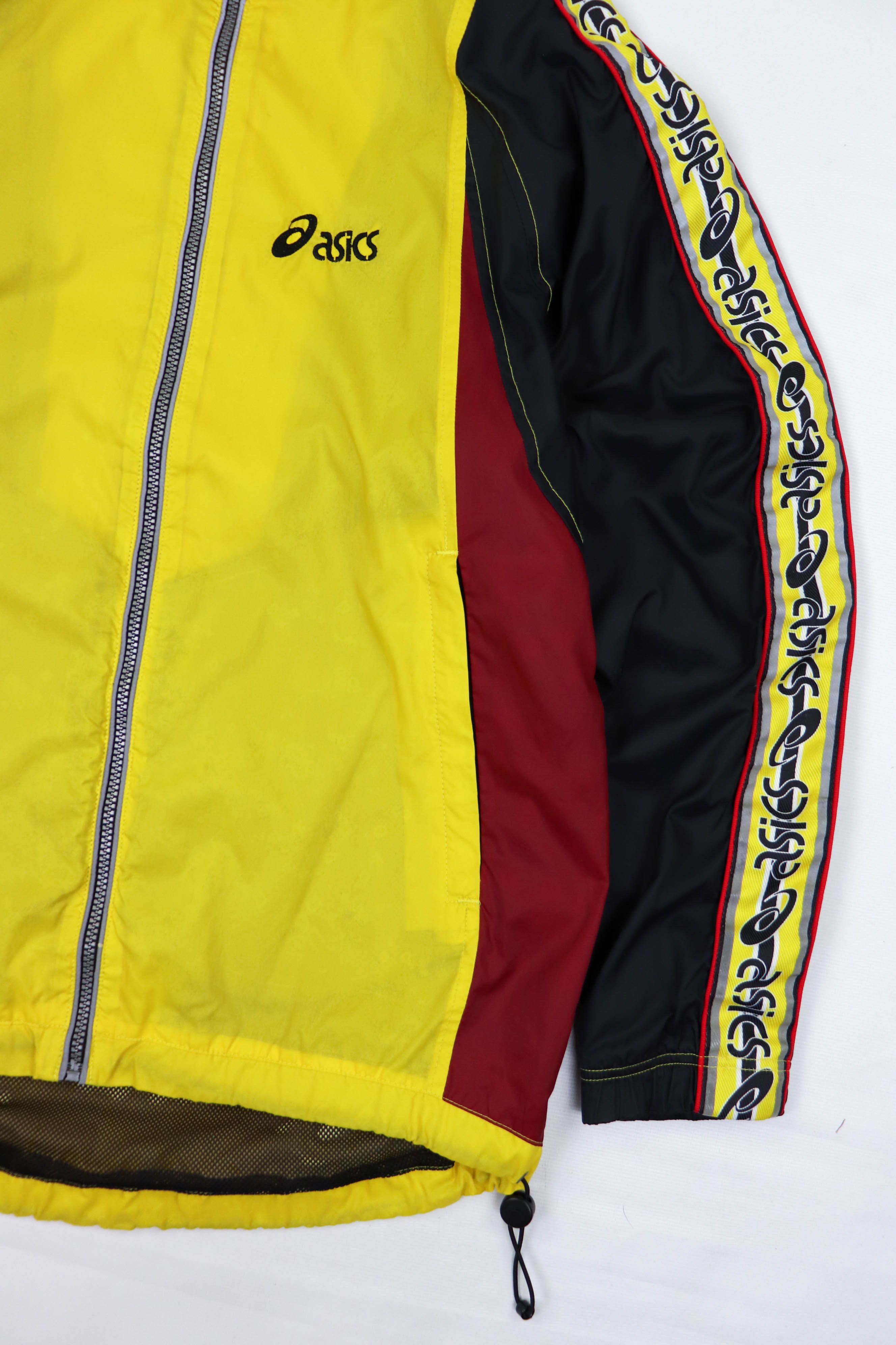 Asics Asics Vintage Reflective 3D Print Track Windbreaker Jacket Size US L / EU 52-54 / 3 - 8 Thumbnail
