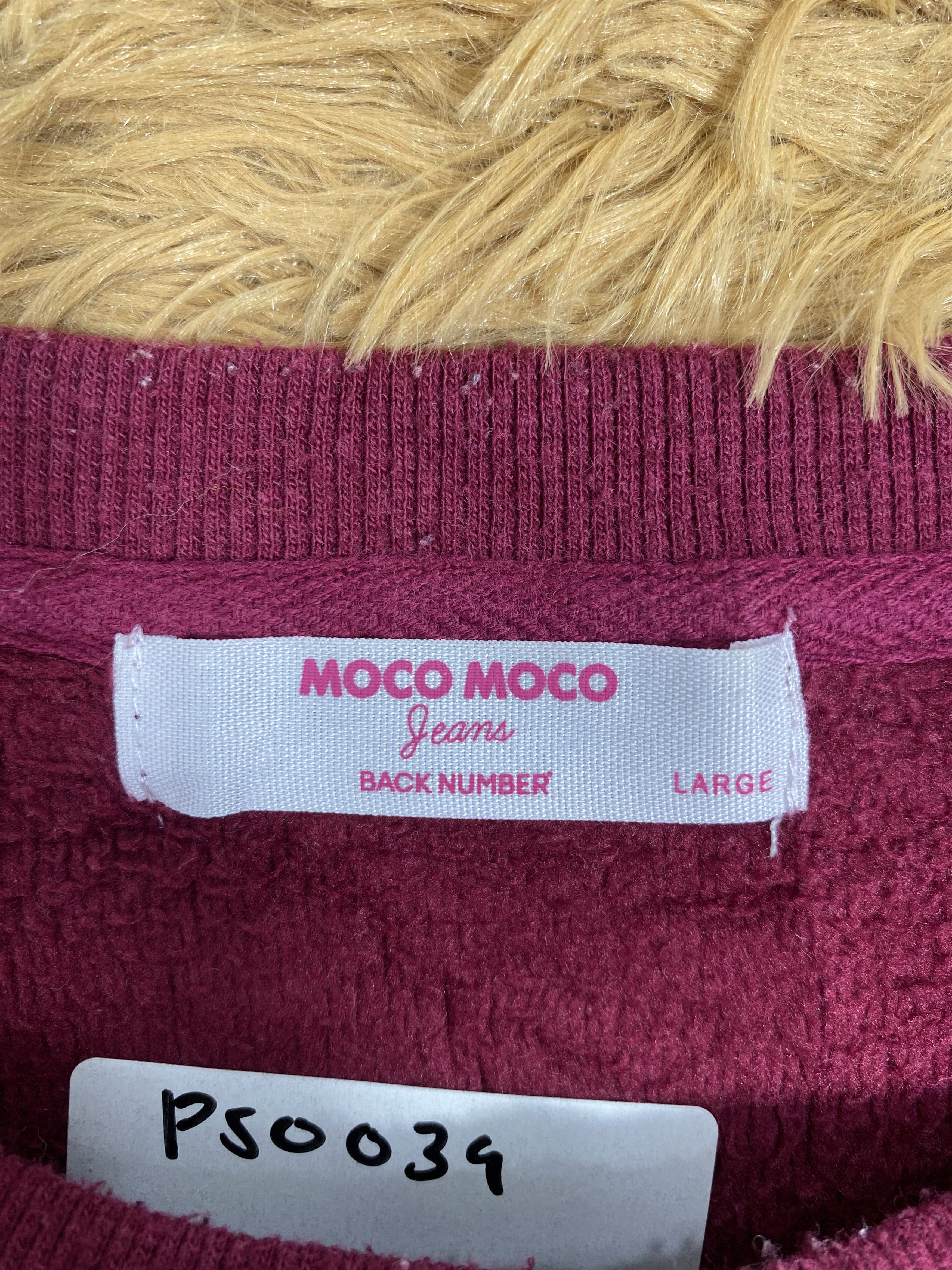 Japanese Brand Vintage Back Number X Moco Moco Sweatshirts Size US M / EU 48-50 / 2 - 7 Thumbnail