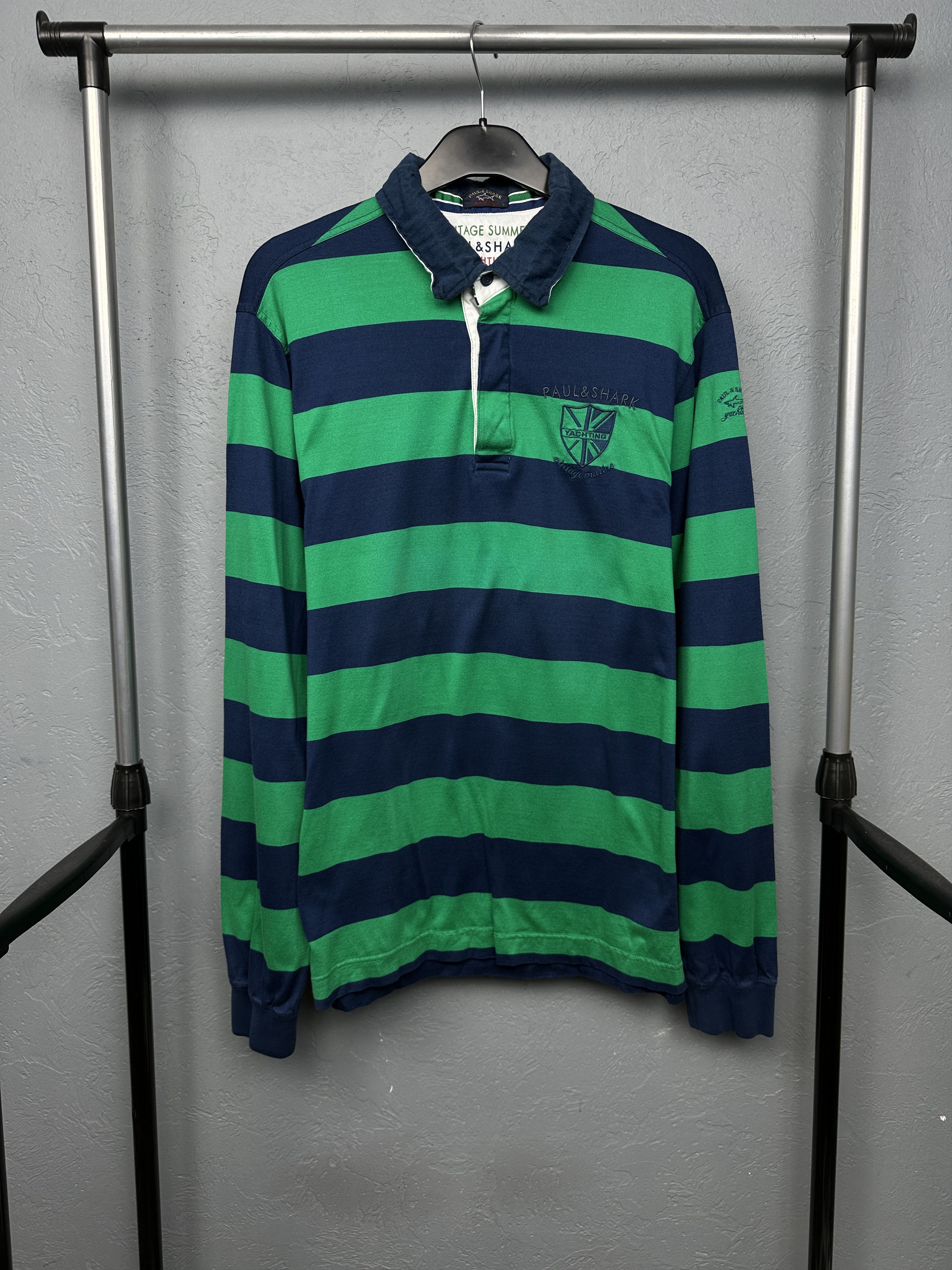 Paul & Shark Paul & Shark Vinage Mens Rugby Long Sleeve Polo Shirt Size US L / EU 52-54 / 3 - 1 Thumbnail