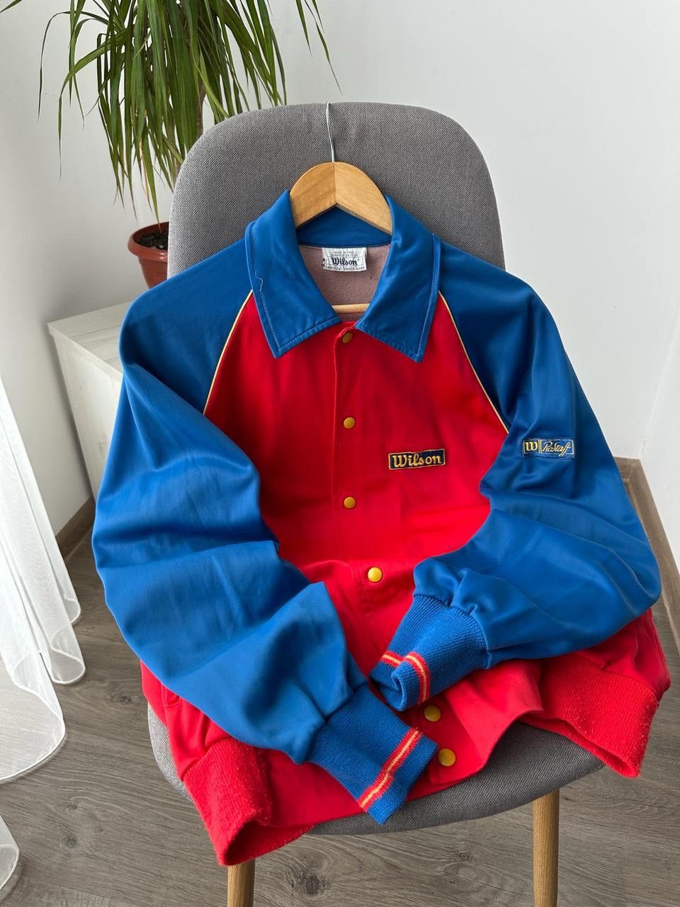 Japanese Brand × Vintage × Wilson Vintage Japanese Wilson Tennis Wear Buttons Blue Hoodie Polo Size US M / EU 48-50 / 2 - 8 Thumbnail