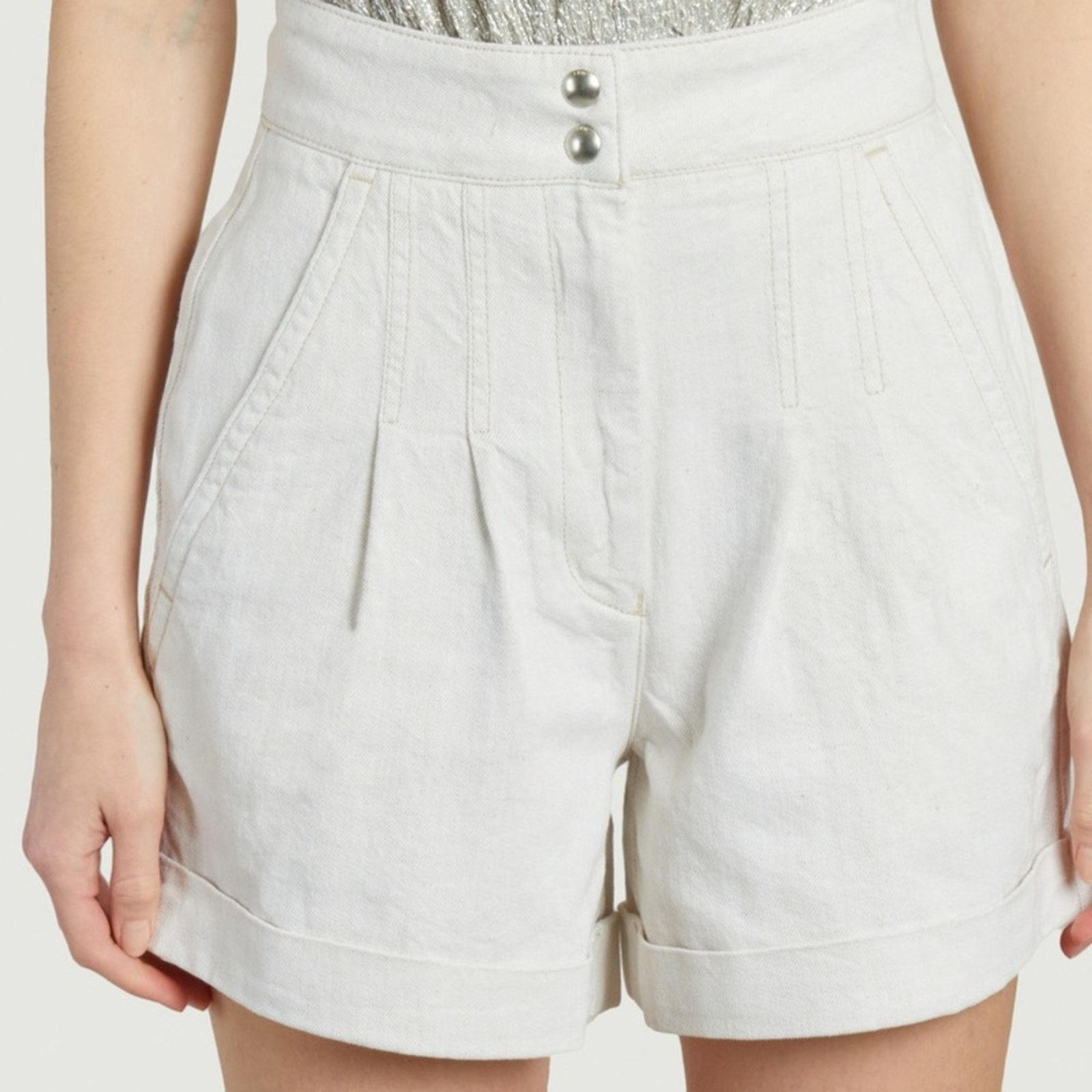 Iro NWT! IRO High-Waisted Women's Shorts, Size 36 (25-26 US ) Size 26" / US 2 / IT 38 - 9 Thumbnail