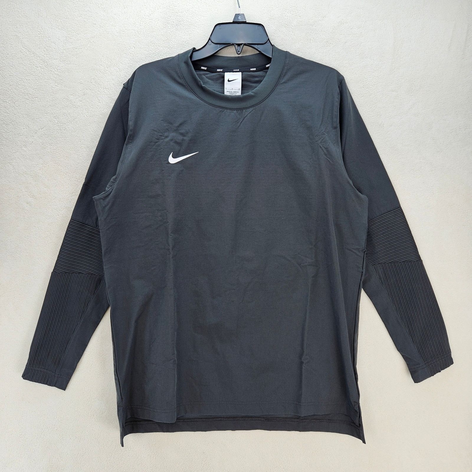 Nike NIKE MEN'S SMALL DRI FIT LIGHTWEIGHT BASEBALL PLAYER GRAY Size US S / EU 44-46 / 1 - 1 Thumbnail