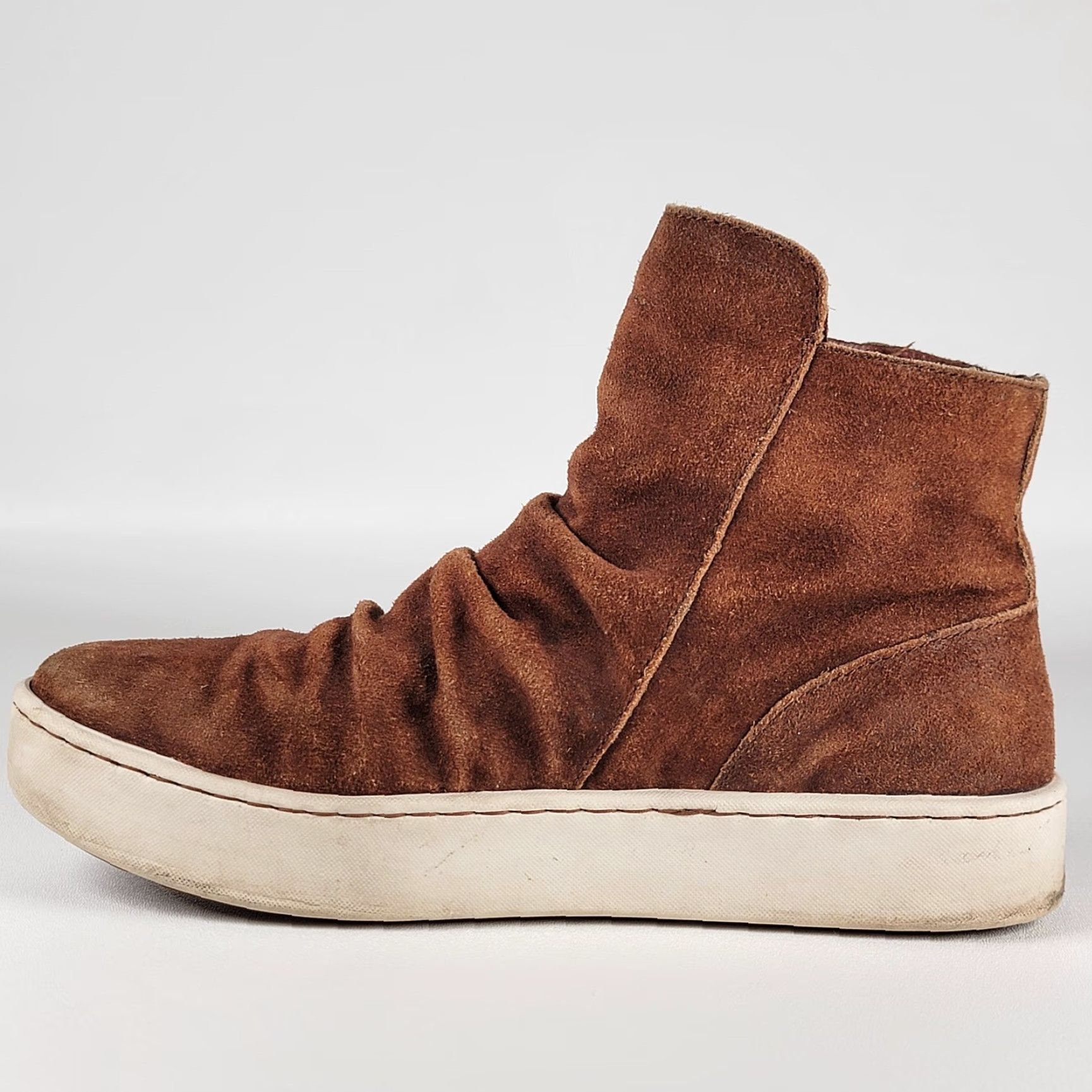 Born VINTAGE Born Scone Brown Leather Boots Sneaker Women's Size 8.5 M Size US 9 / IT 39 - 5 Thumbnail