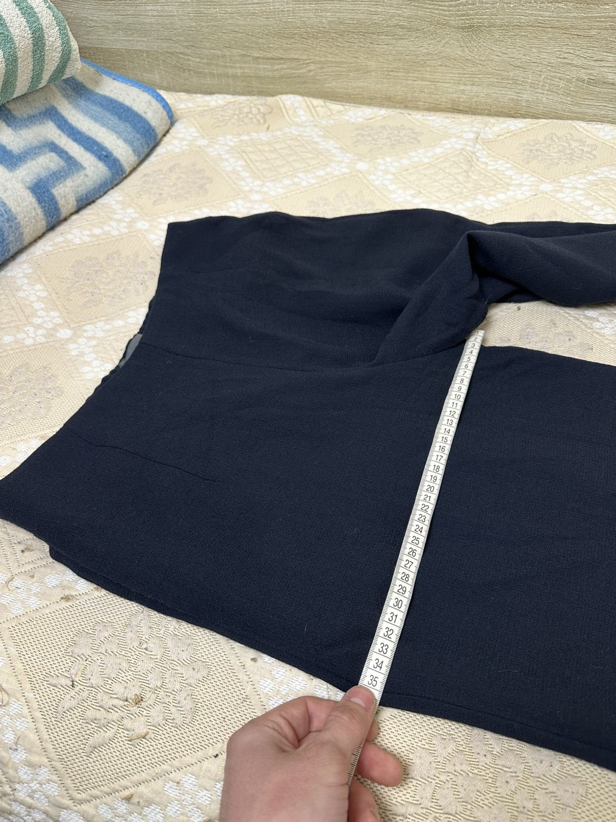 OSKA 🔥 OSKA Wide Wool Trousers Baggy Pants Navy Blue 505 Size 30" / US 8 / IT 44 - 8 Thumbnail