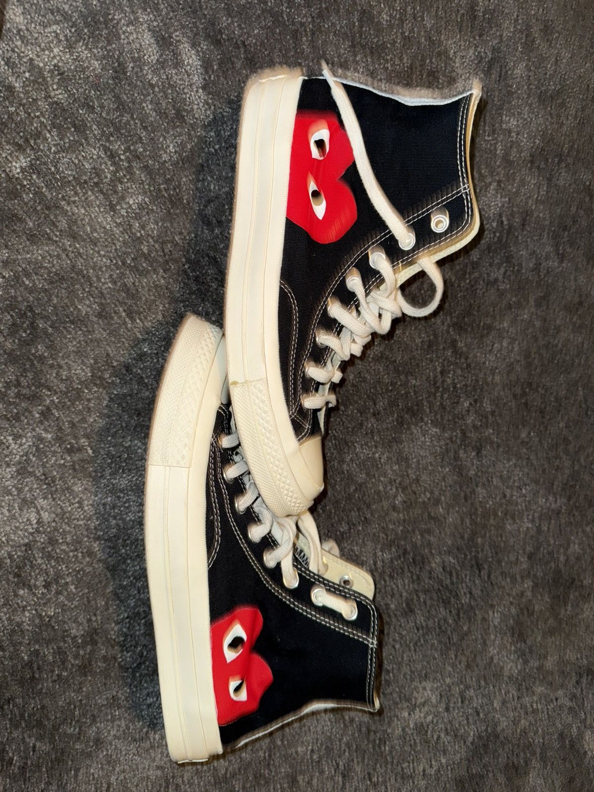 High Top All Star X Comme De Garcons Men's Shoes Converse X Comme