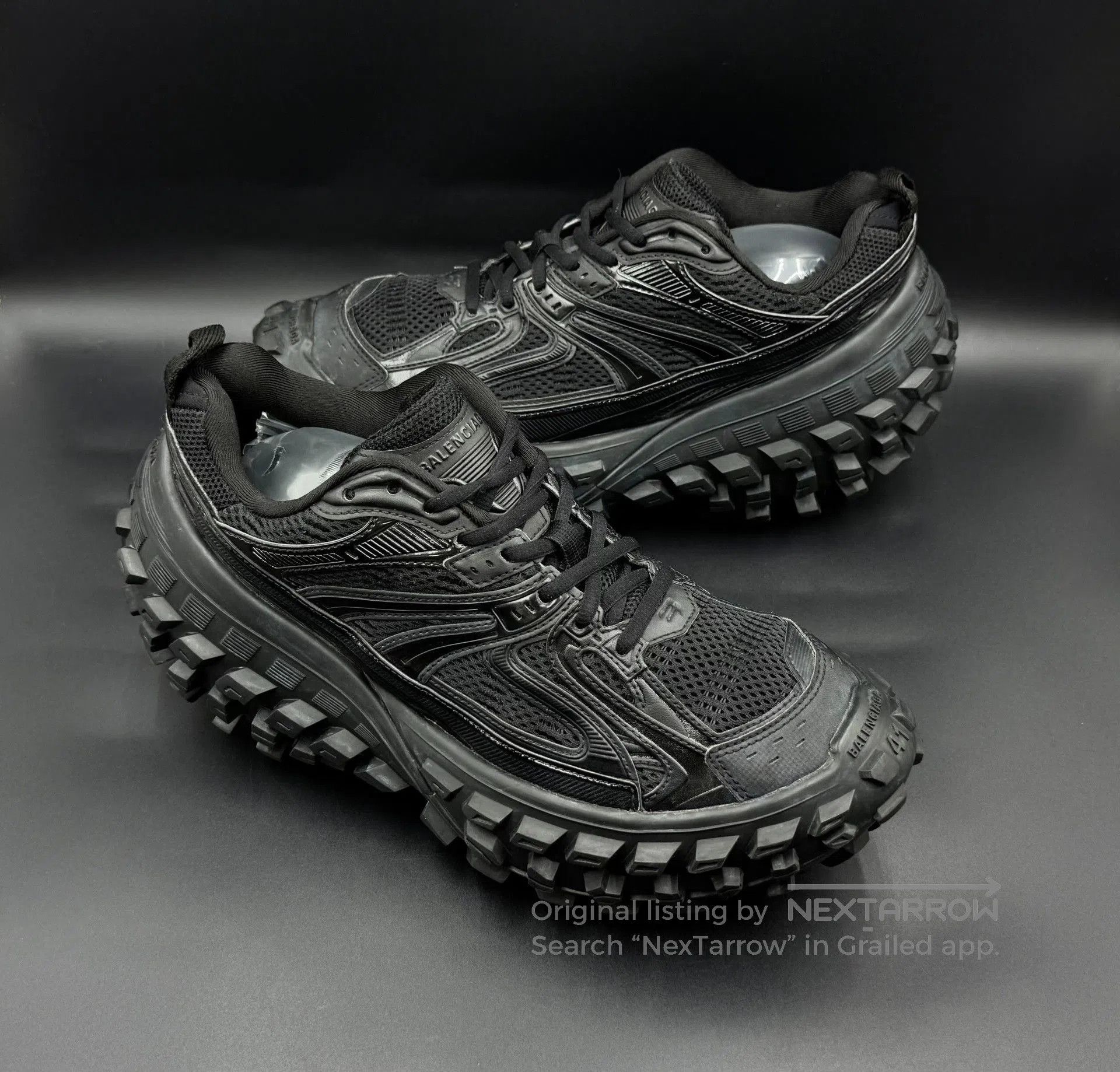 Balenciaga Balenciaga Defender Black Low-Top Dad Shoes. Size US 8 / EU 41 - 7 Thumbnail
