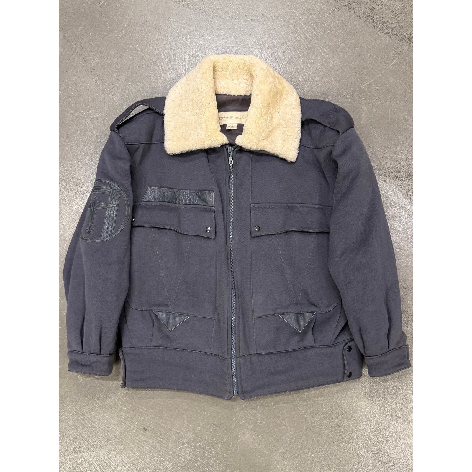 Claude Montana 1980s Claude Montana flight avaitor shearling jacket Size US L / EU 52-54 / 3 - 2 Thumbnail