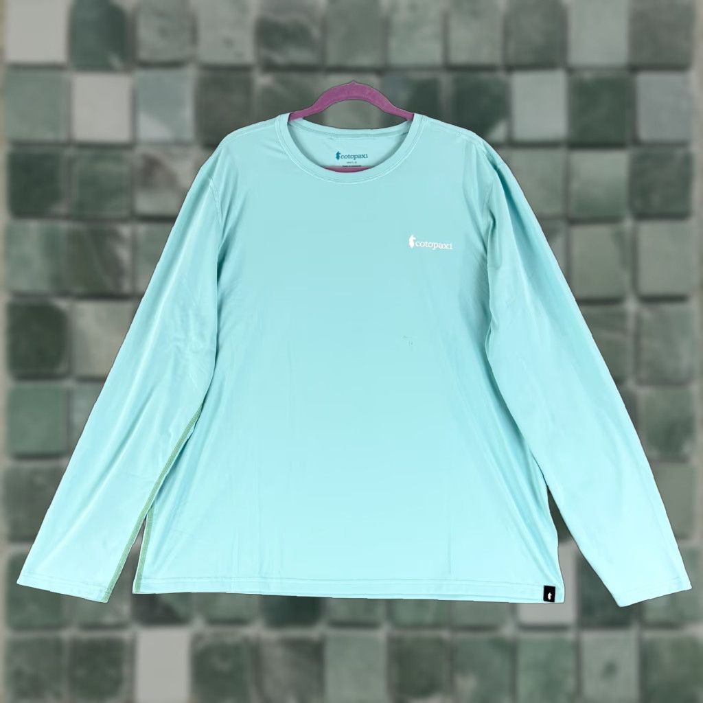 Cotopaxi Cotopaxi Fino Long Sleeve Tech T-Shirt Mens XL Crew Neck Pullover Stretch Blue Size US XL / EU 56 / 4 - 1 Thumbnail