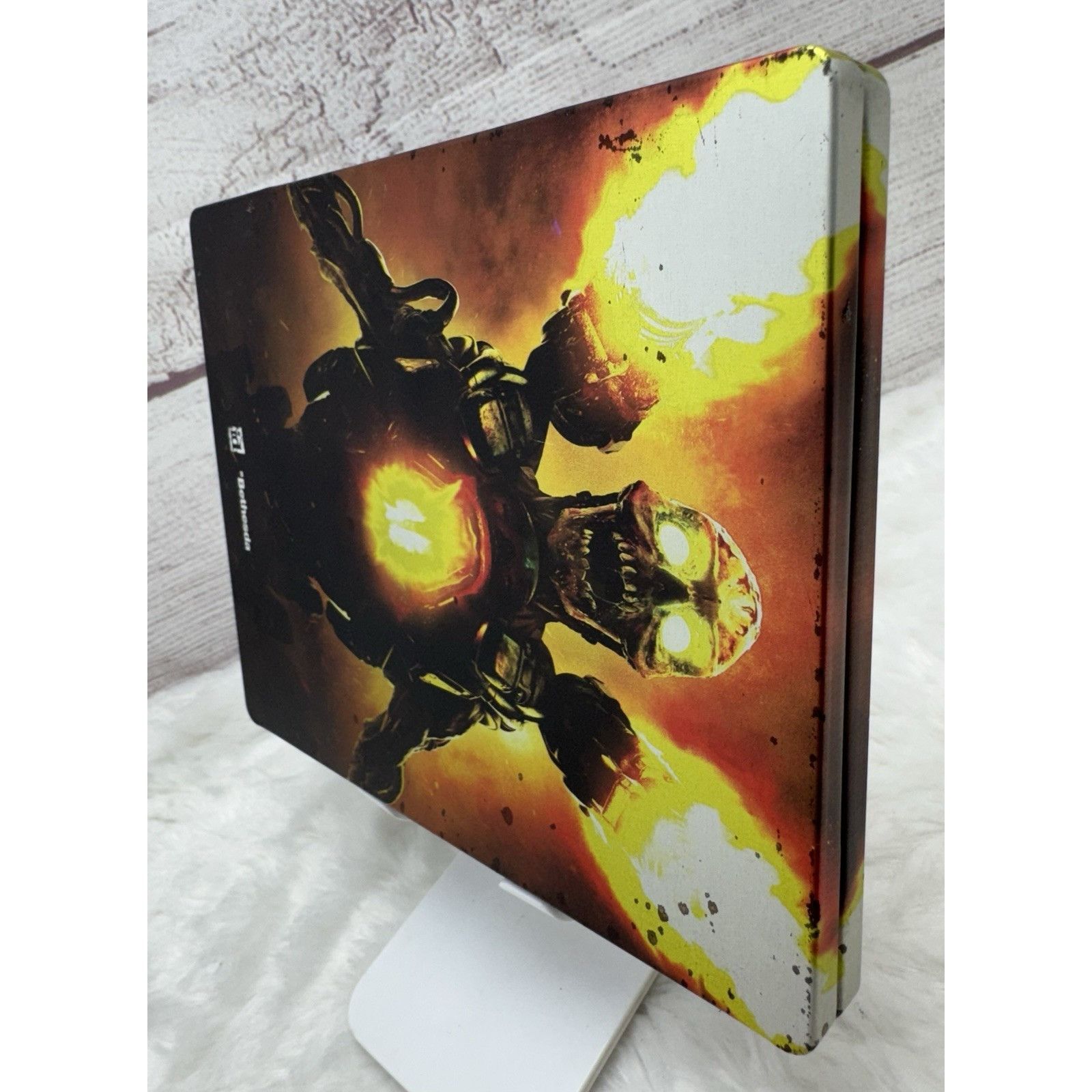 Sony DOOM (PS4, PlayStation 4, 2016) SteelBook ONLY (NO DISC) + M Size ONE SIZE - 9 Thumbnail