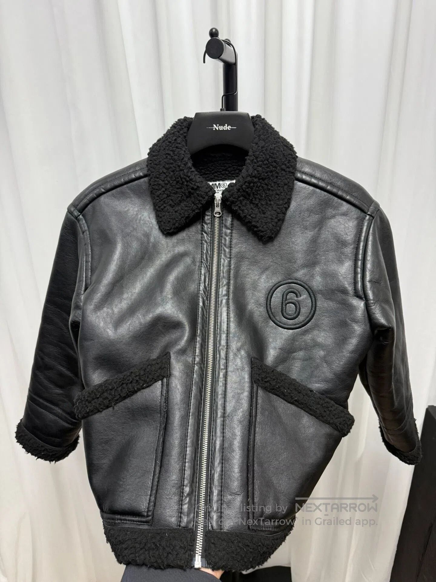 Maison Margiela maison margiela mm6 shearling jacket size 10. Size M / US 6-8 / IT 42-44 - 4 Thumbnail