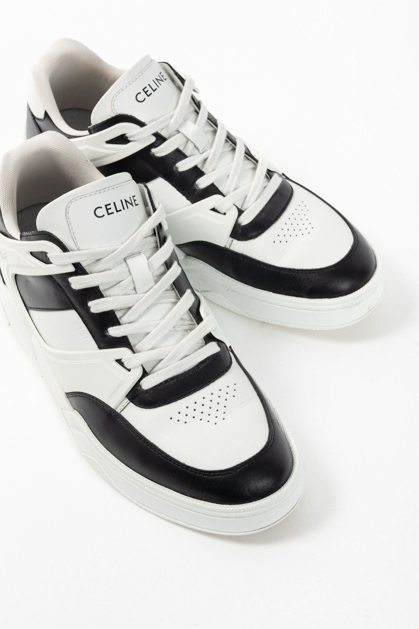 Celine Celine CT-07 Calfskin Low Lace-Up Trainers Size US 10.5 / EU 43-44 - 6 Thumbnail