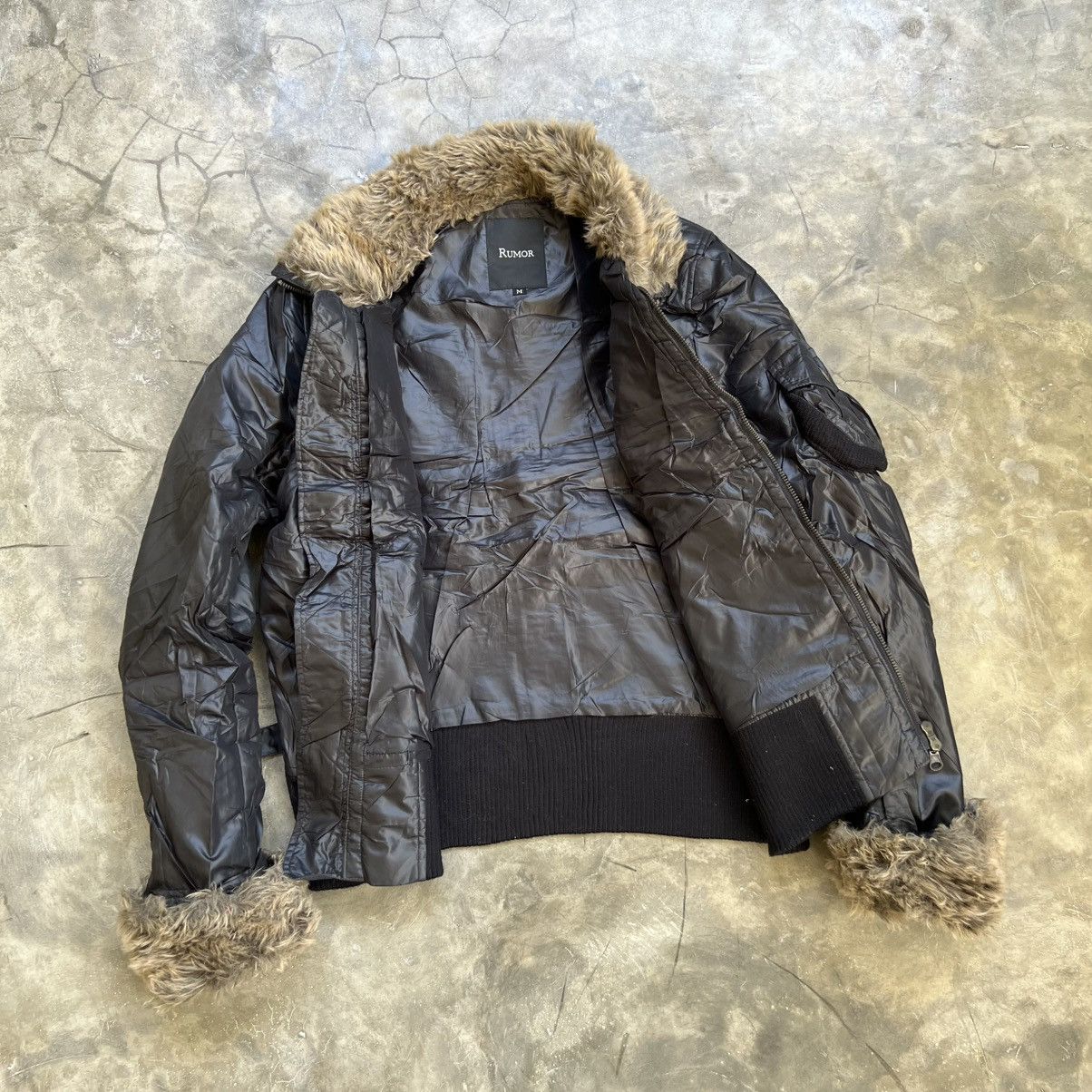 14th Addiction 2000s Rumor LGB Style Fur Zip Jacket Size US M / EU 48-50 / 2 - 2 Thumbnail
